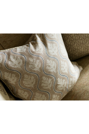 Leaf Motif Cushion | Andrew Martin Fig | Oroa.com
