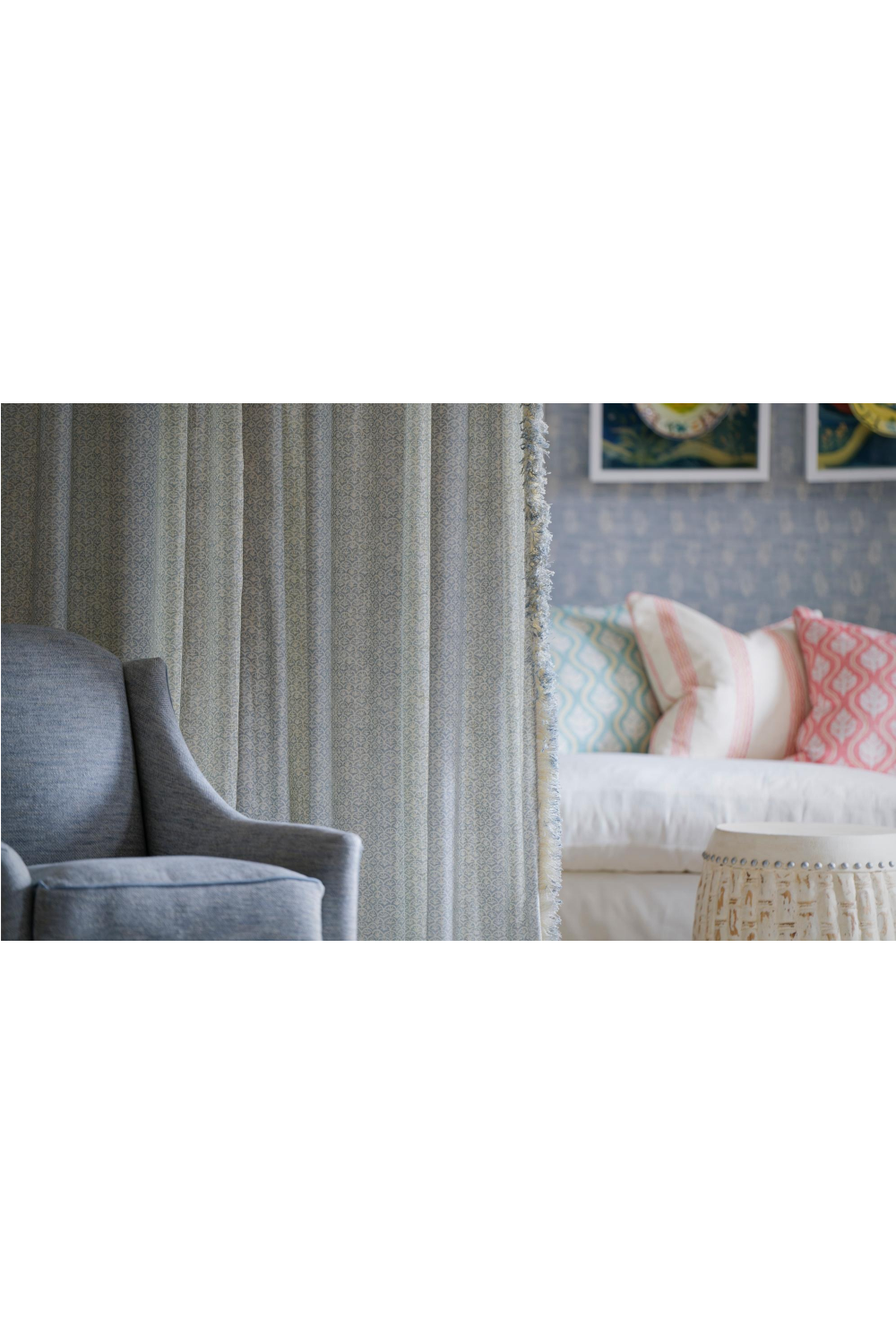 Leaf Motif Cushion | Andrew Martin Fig | Oroa.com