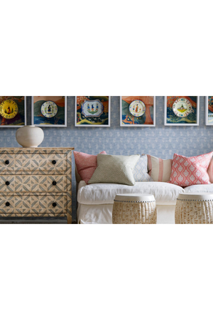 Leaf Motif Cushion | Andrew Martin Fig | Oroa.com