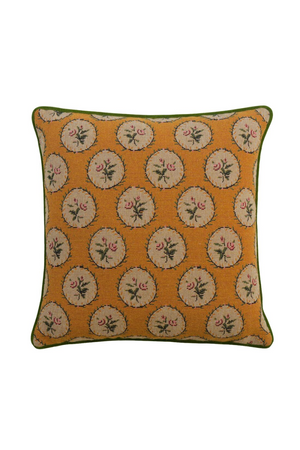   Floral Medallion Woven Cushion | Oroa.com