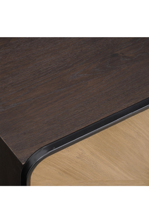 Oak Modern 4-Door Sideboard | Andrew Martin Renzo | Oroa.com