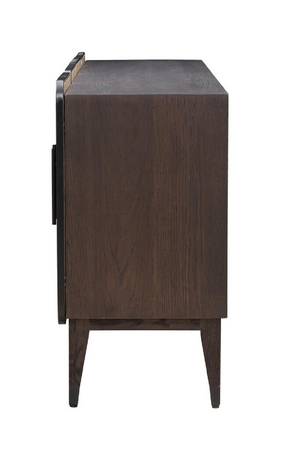 Oak Modern 4-Door Sideboard | Andrew Martin Renzo | Oroa.com