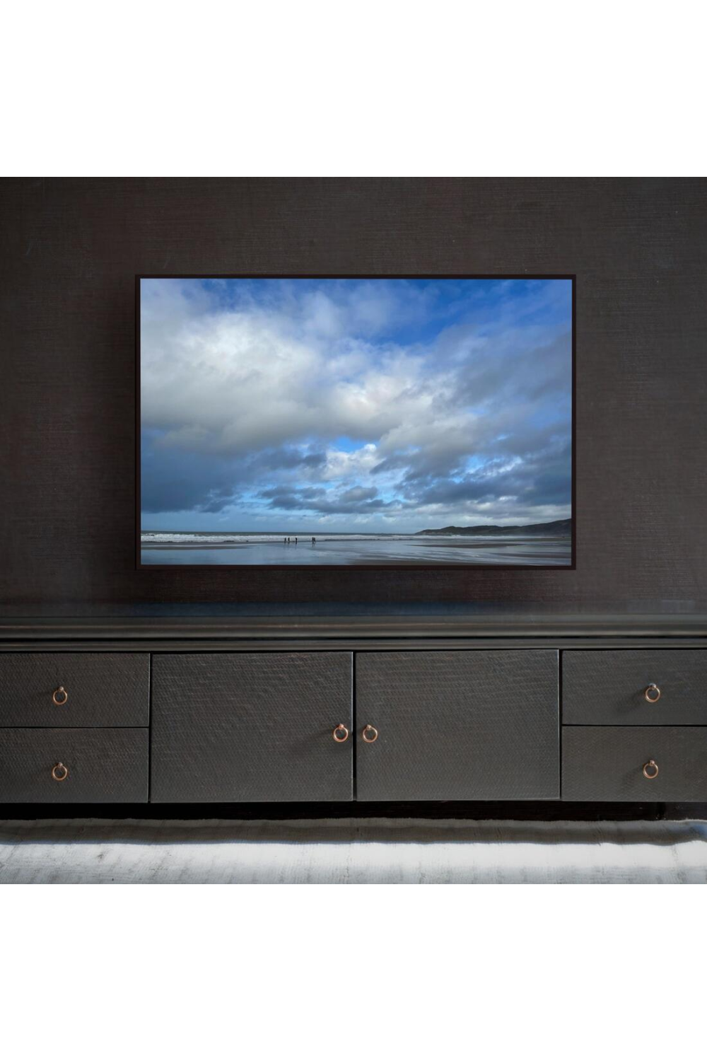 Black Lacquer Media Unit | Andrew Martin Concordia | Oroa.com
