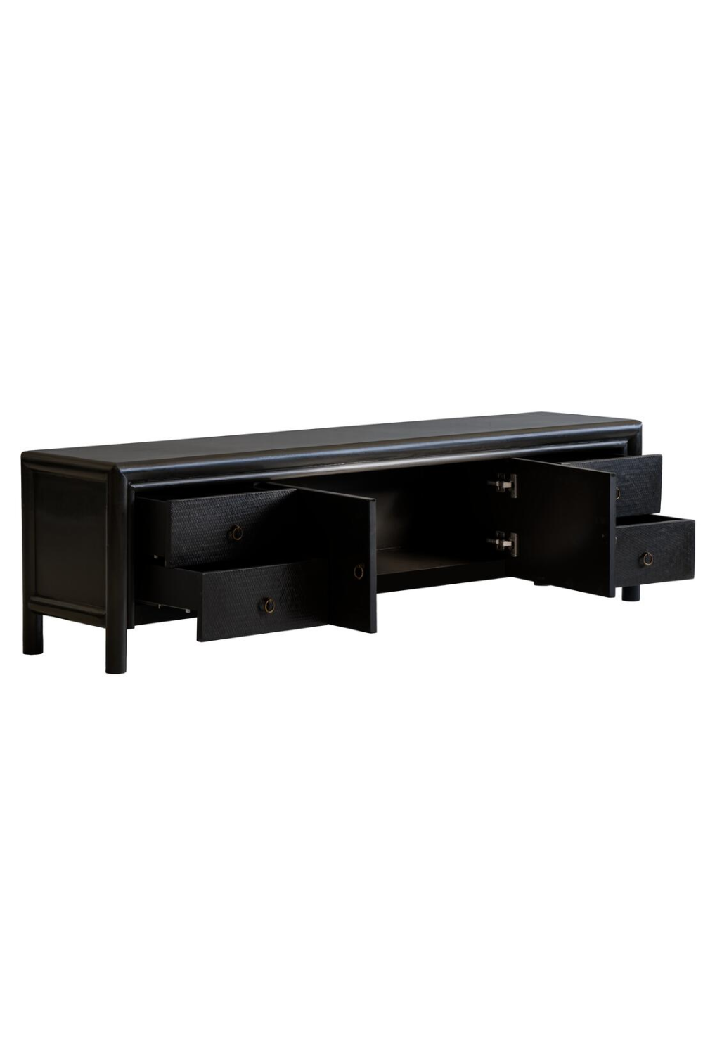 Black Lacquer Media Unit | Andrew Martin Concordia | Oroa.com