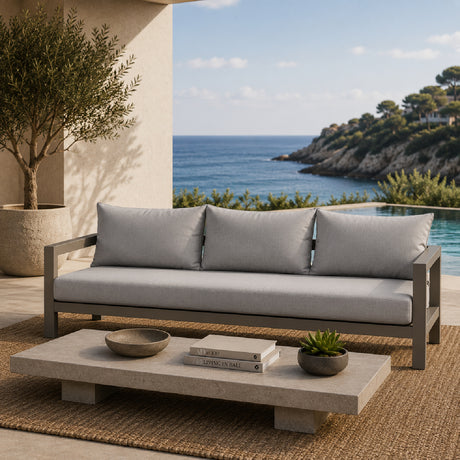   Graphite Outdoor Sun Lounger | Oroa.com