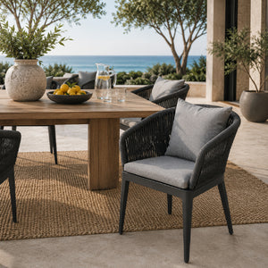   Curved Outdoor Dining Chair | Oroa.com