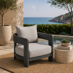   Sculptural Modern Outdoor Armchair | Oroa.com