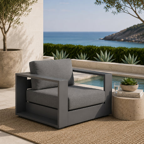   Modern Outdoor Swivel Armchair | Oroa.com