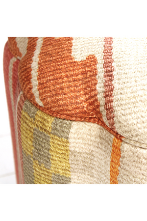 Fabric Upholstered Ottoman | Andrew Martin Daisy | Oroa.com