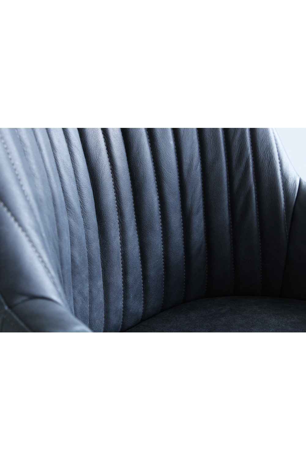 Adjustable Leather Swivel Desk Chair | Andrew Martin Freud | Oroa.com