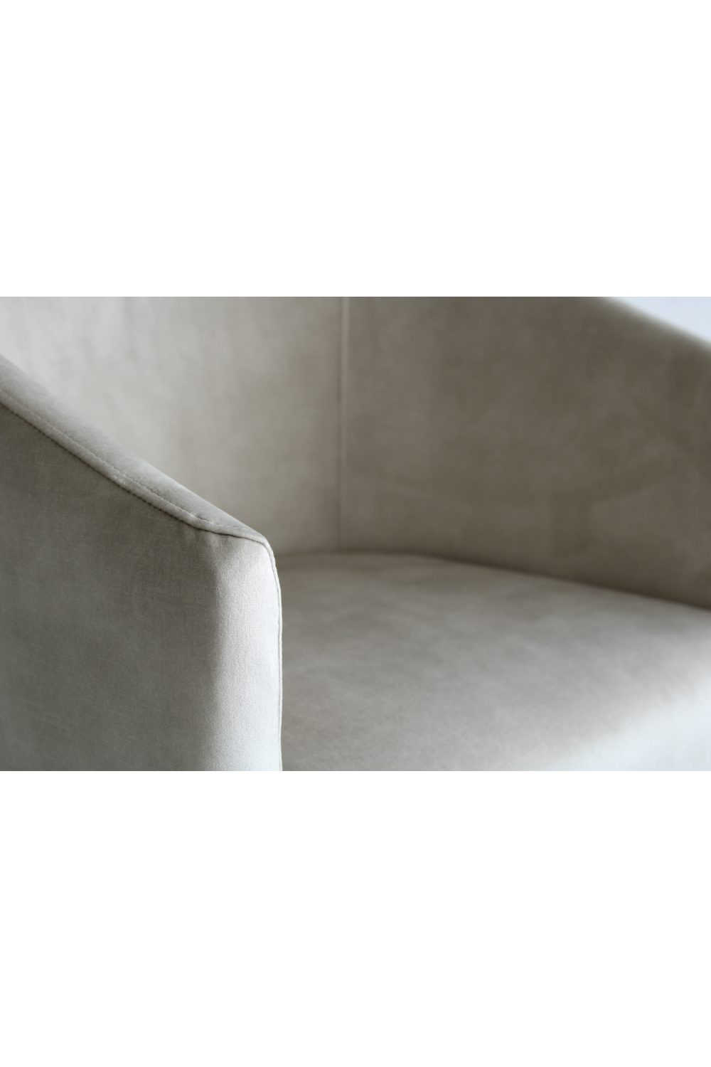 Gray Velvet Tub Dining Chair | Andrew Martin Ferdinand | Oroa.com