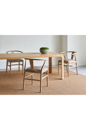 Wooden Curved Dining Chair Andrew Martin Robin OROA –