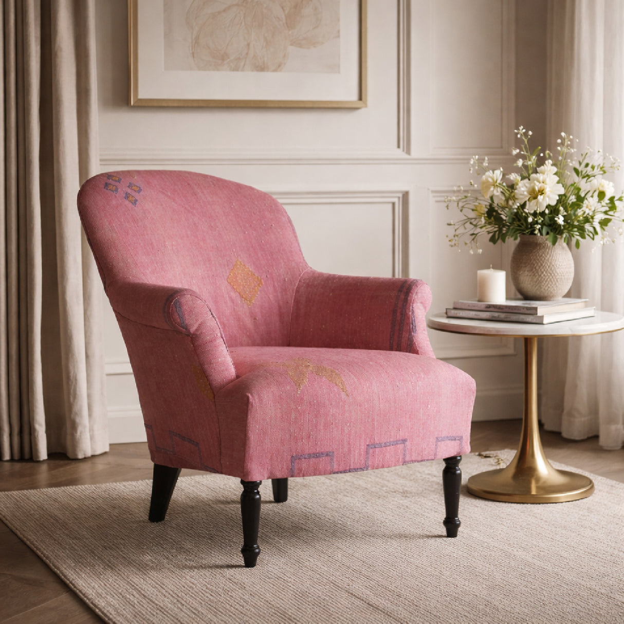   Upholstered Wingback Armchair | Oroa.com
