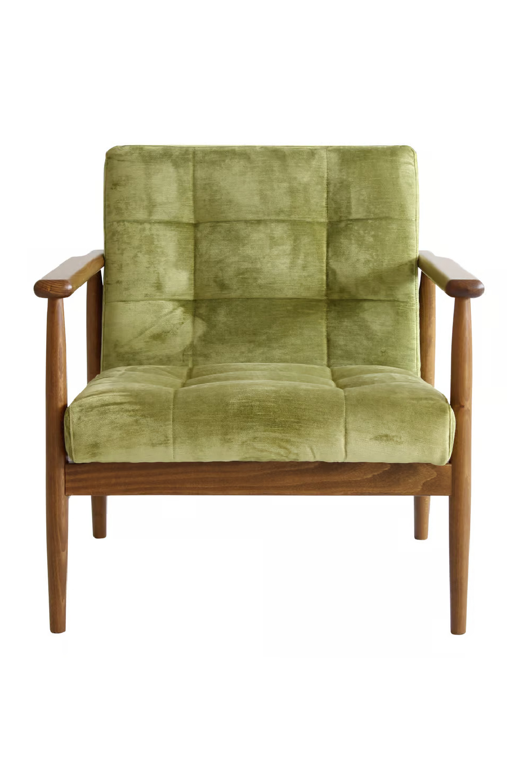 Velvet Mid-Century Lounge Armchair | Andrew Martin Roman | Oroa.com