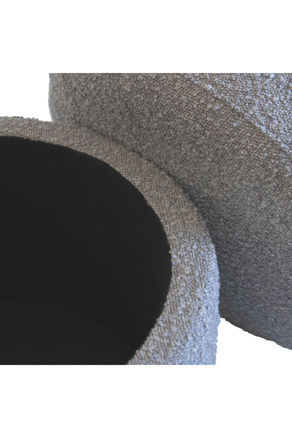 Bouclé Storage Ottoman | Andrew Martin Tondu | Oroa.com