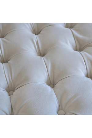 Buttoned Velvet Ottoman | Andrew Martin Rondo | Oroa.com