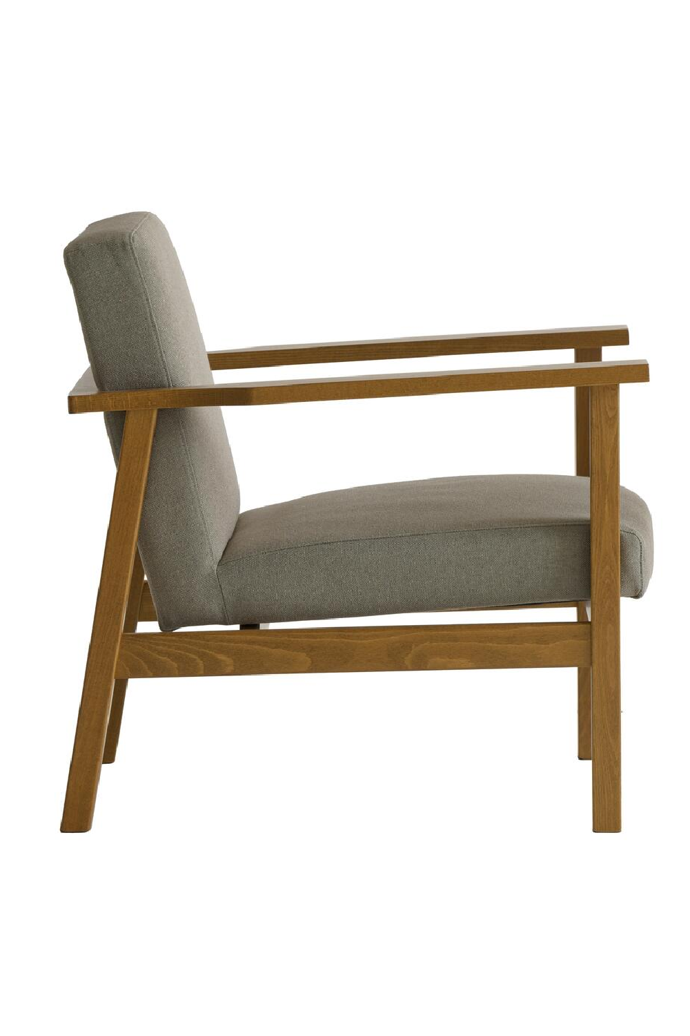 Gray Linen Lounge Armchair | Andrew Martin Cecil | Oroa.com