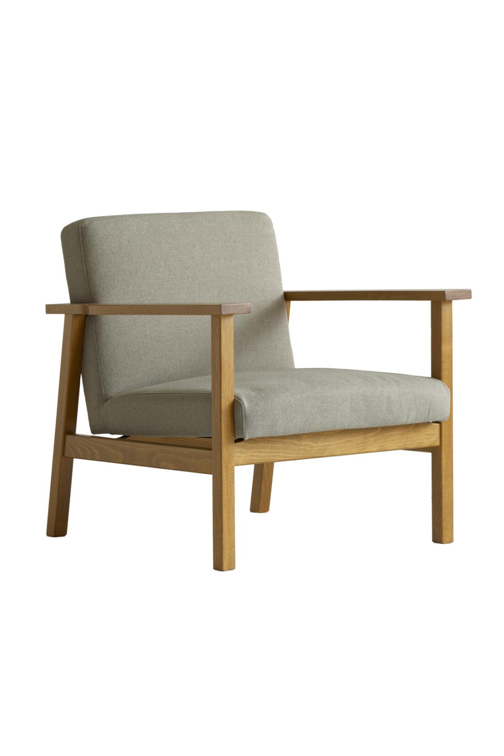 Gray Linen Lounge Armchair | Andrew Martin Cecil | Oroa.com