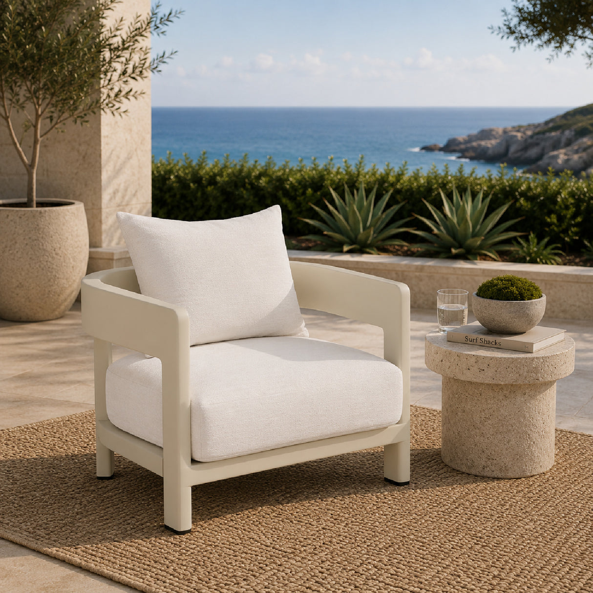   Outdoor Aluminium Lounge Chair | Oroa.com