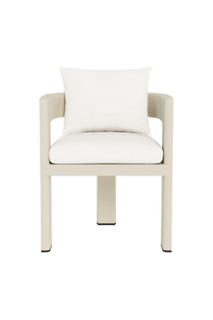 Outdoor Aluminium Dining Armchair | Andrew Martin Caicos | Woodfurniture.com