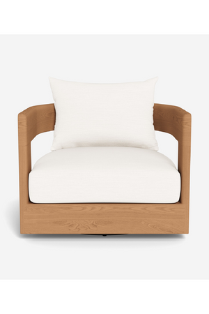 Outdoor Swivel Lounge Chair | Andrew Martin Caicos | Oroa.com