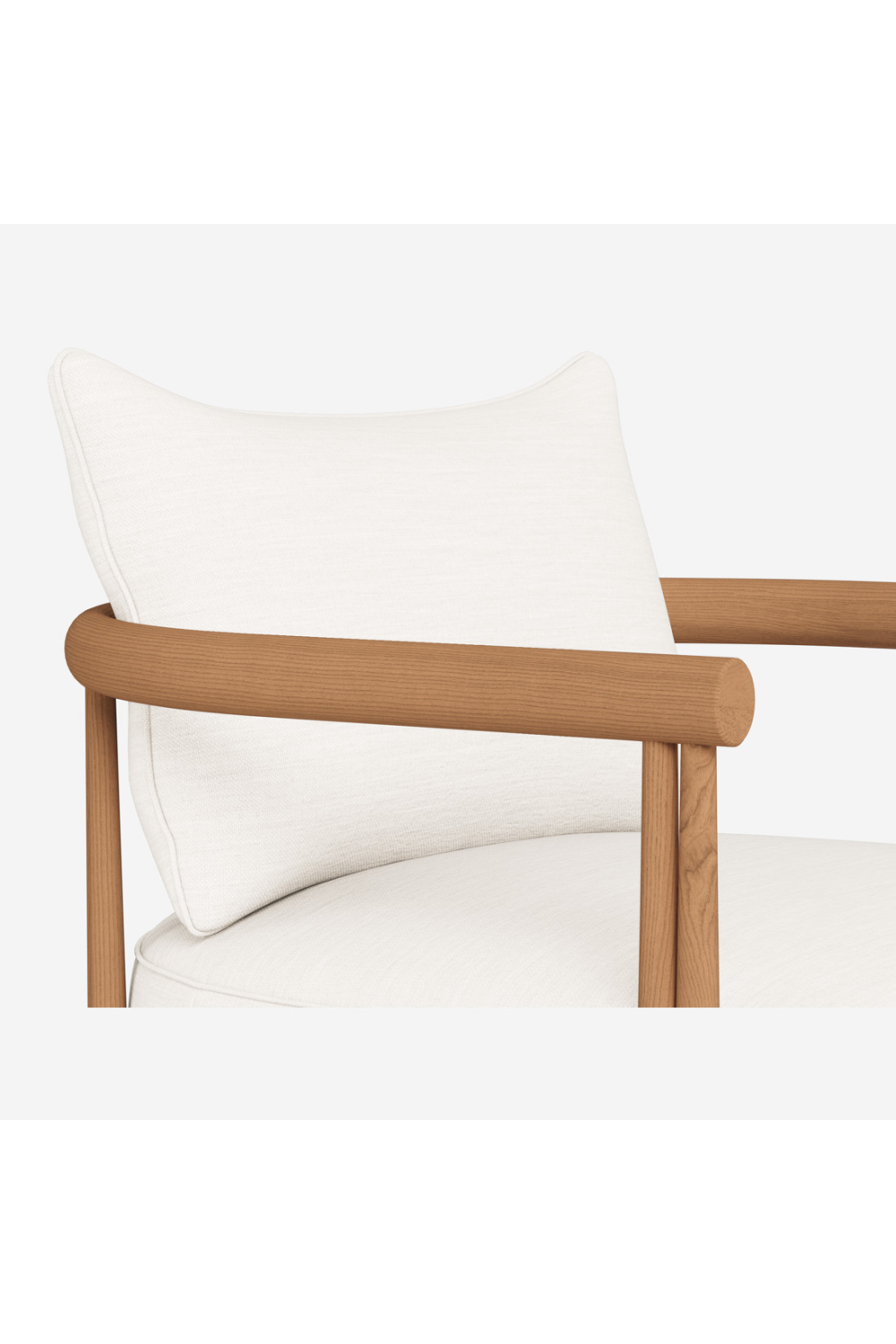 Padded Teak Outdoor Lounge Chair | Andrew Martin Cove | Oroa.com