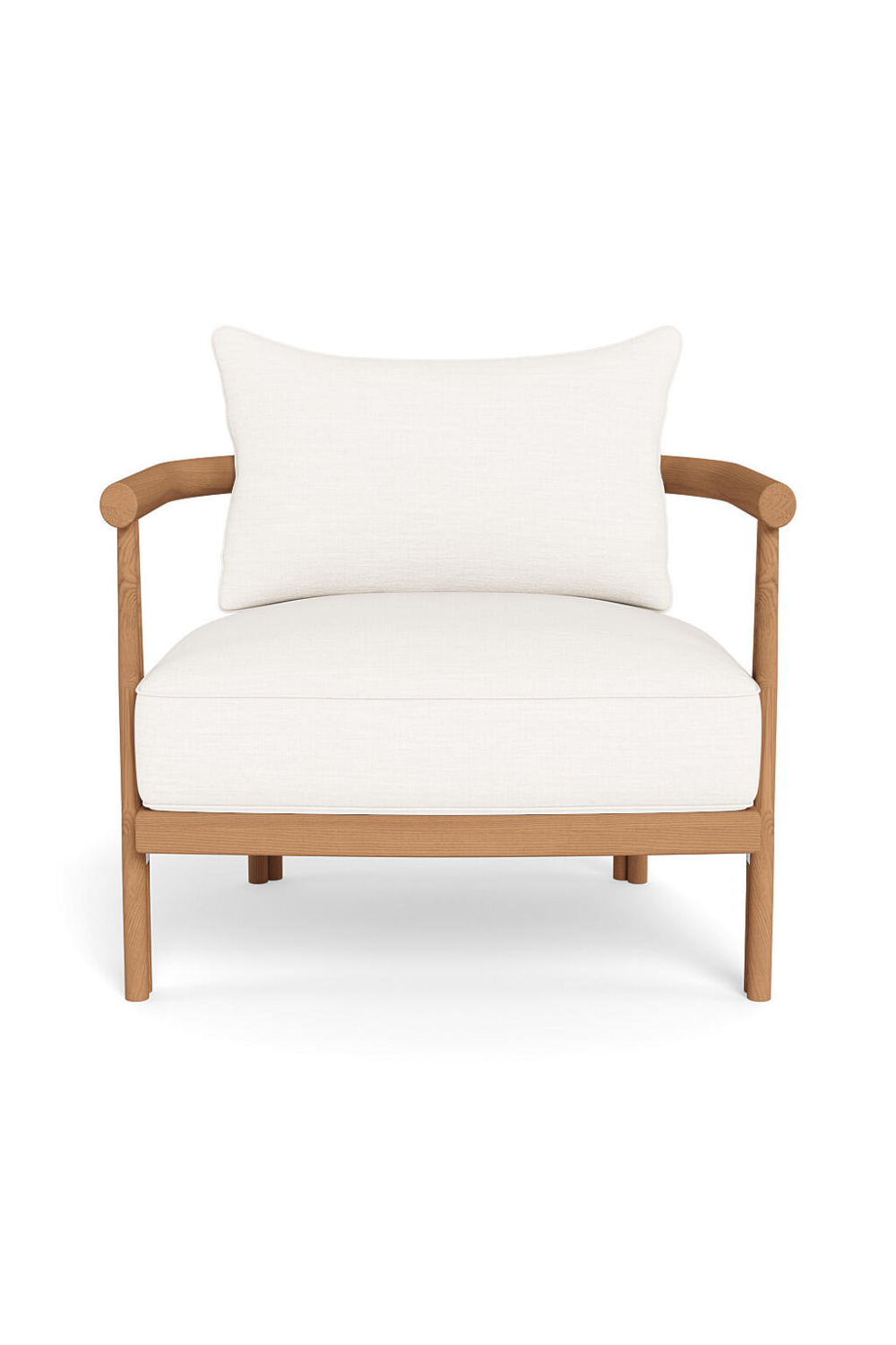 Padded Teak Outdoor Lounge Chair | Andrew Martin Cove | Oroa.com