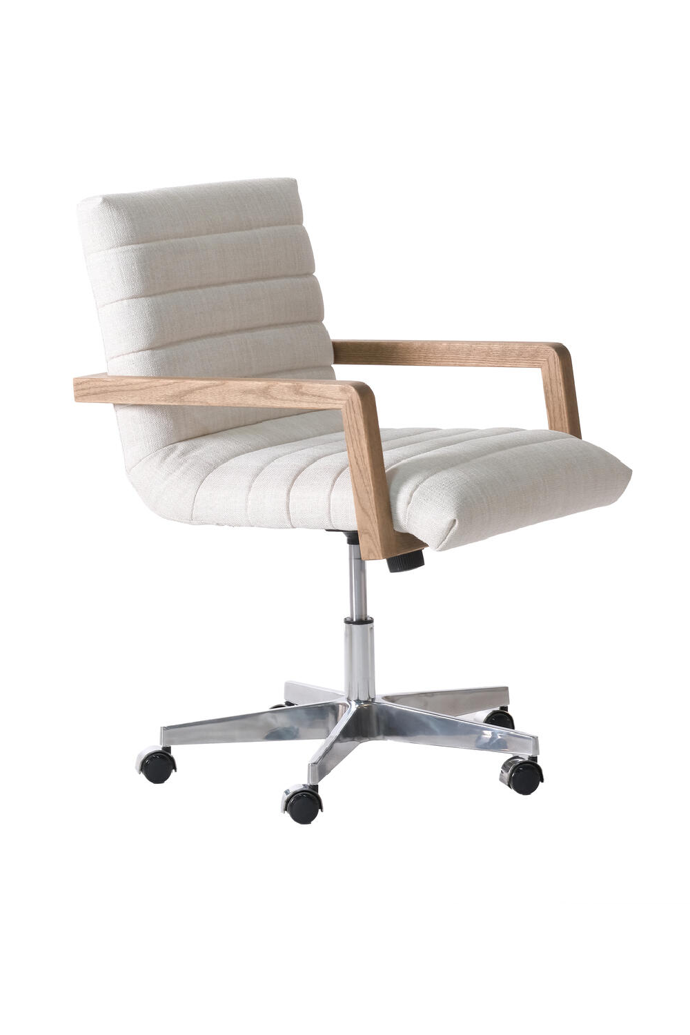 Neutral Weave Swivel Desk Chair | Andrew Martin Collingham | Oroa.com