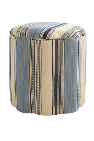 Fabric Upholstered Ottoman | Andrew Martin Daisy | Oroa.com