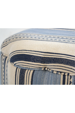 Fabric Upholstered Ottoman | Andrew Martin Daisy | Oroa.com