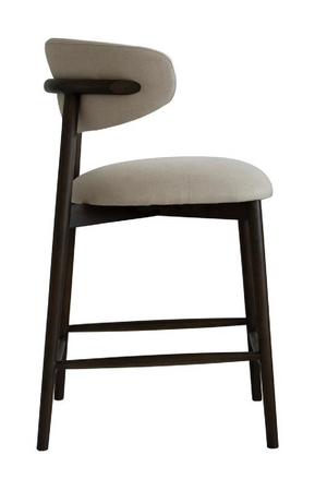Linen Blend Bar Stool | Andrew Martin Kittyn | Oroa.com