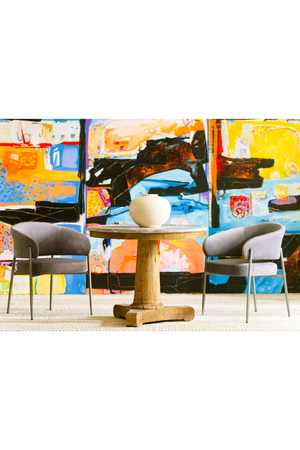 Gray Velvet Dining Chair | Andrew Martin Olori | Oroa.com