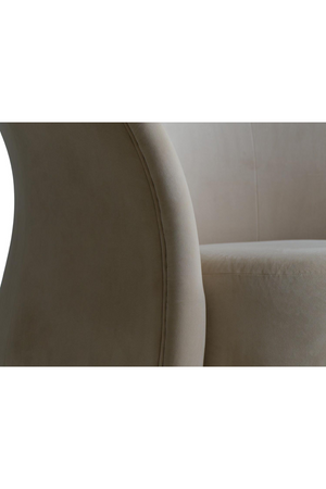 Gray Velvet Dining Chair | Andrew Martin Olori | Oroa.com