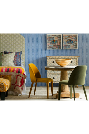 Velvet Dining Chair | Andrew Martin Carmen | Oroa.com