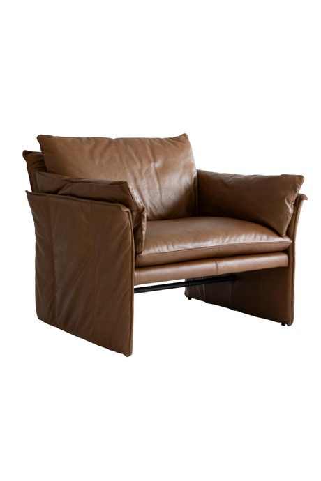 Brown Leather Lounge Chair | Andrew Martin Harden | Oroa.com