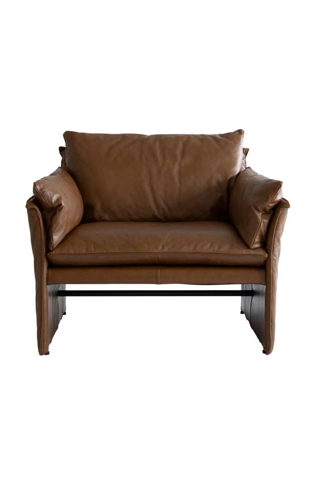 Brown Leather Lounge Chair | Andrew Martin Harden | Oroa.com