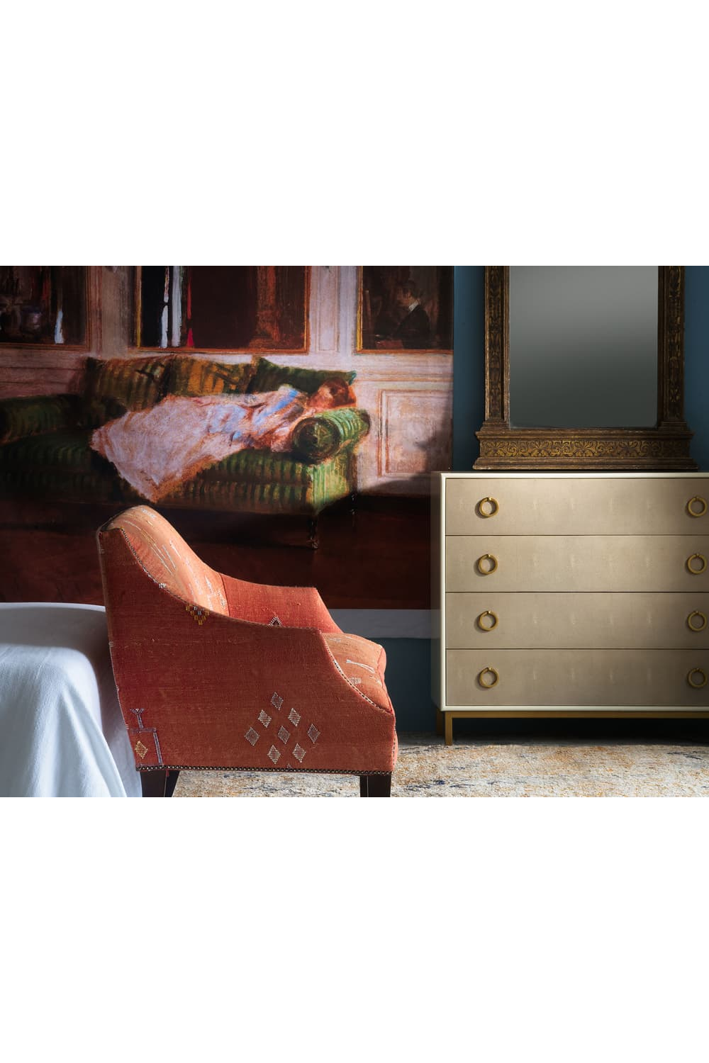 Natural Ash 6-Drawer Chest L | Andrew Martin Raffles | Oroa.com