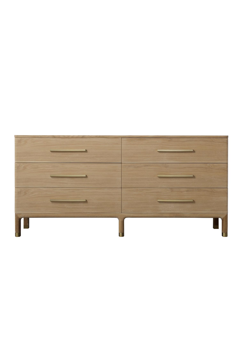 Natural Oak 6-Drawer Chest | Andrew Martin Angelo | Oroa.com