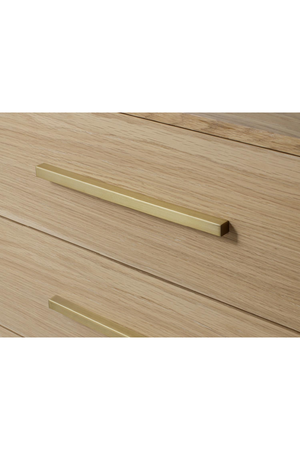 Natural Oak 6-Drawer Chest | Andrew Martin Angelo | Oroa.com