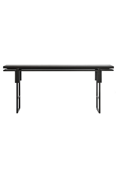 Black Lacquer Console Table | Andrew Martin Athena | Oroa.com