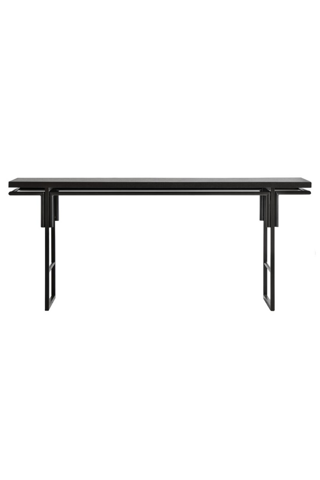 Black Lacquer Console Table | Andrew Martin Athena | Oroa.com