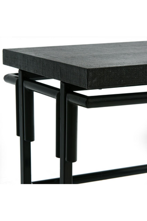 Black Lacquer Console Table | Andrew Martin Athena | Oroa.com