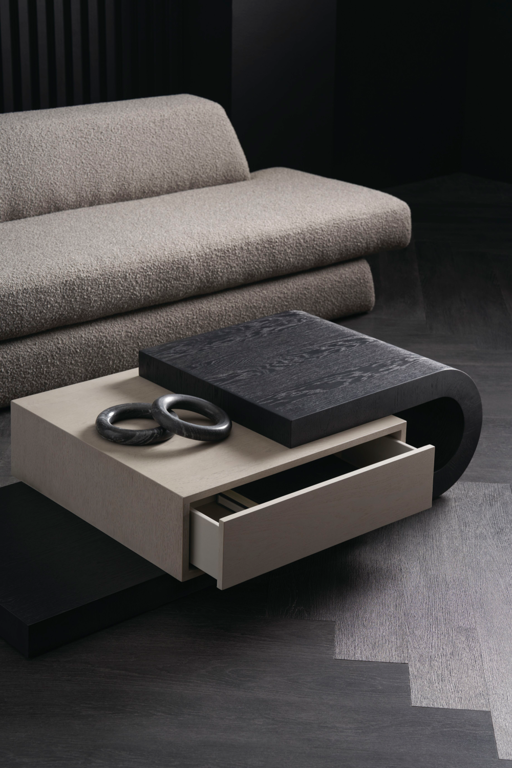 2-Drawer Modern Coffee Table | Andrew Martin Celeste | Oroa.com