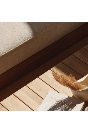 Outdoor Slatted Teak Coffee Table | Andrew Martin Bora | Oroa.com