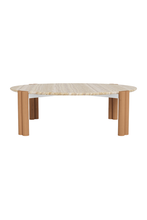 Travertine Outdoor Coffee Table | Andrew Martin Cove | Oroa.com