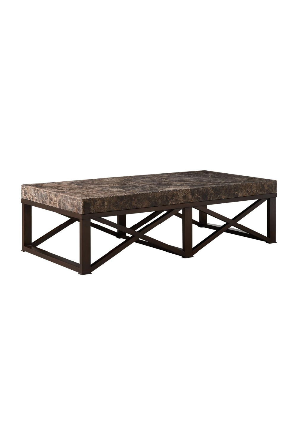 Dark Brown Marble Coffee Table |Andrew Martin Giorgio | Oroa.com