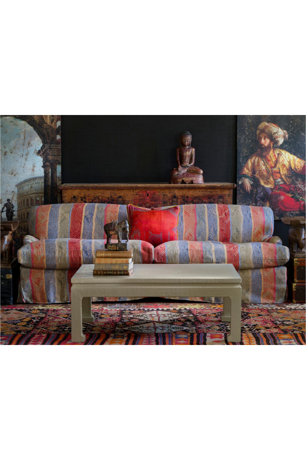 Lacquered Square Coffee Table | Andrew Martin Poseidon | Oroa.com
