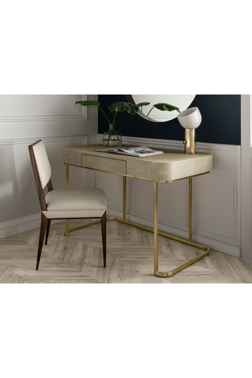 1-Drawer Shagreen Desk | Andrew Martin Jacques | Oroa.com