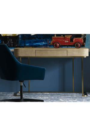 1-Drawer Shagreen Desk | Andrew Martin Jacques | Oroa.com