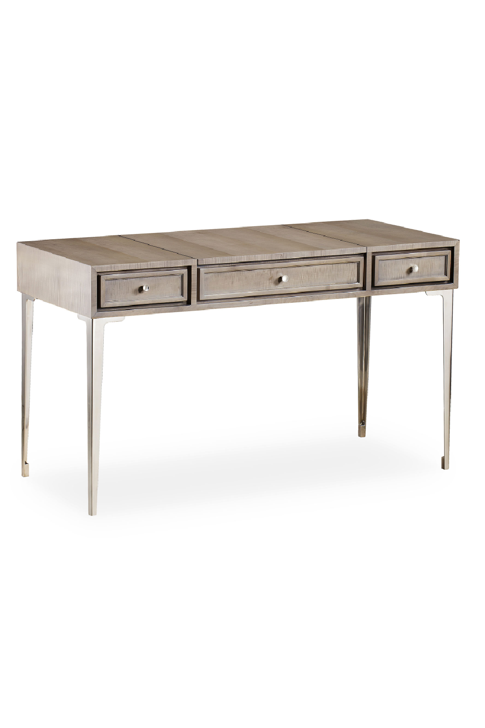 Mink Contemporary Dressing Table with Mirror | Andrew Martin | OROA.com